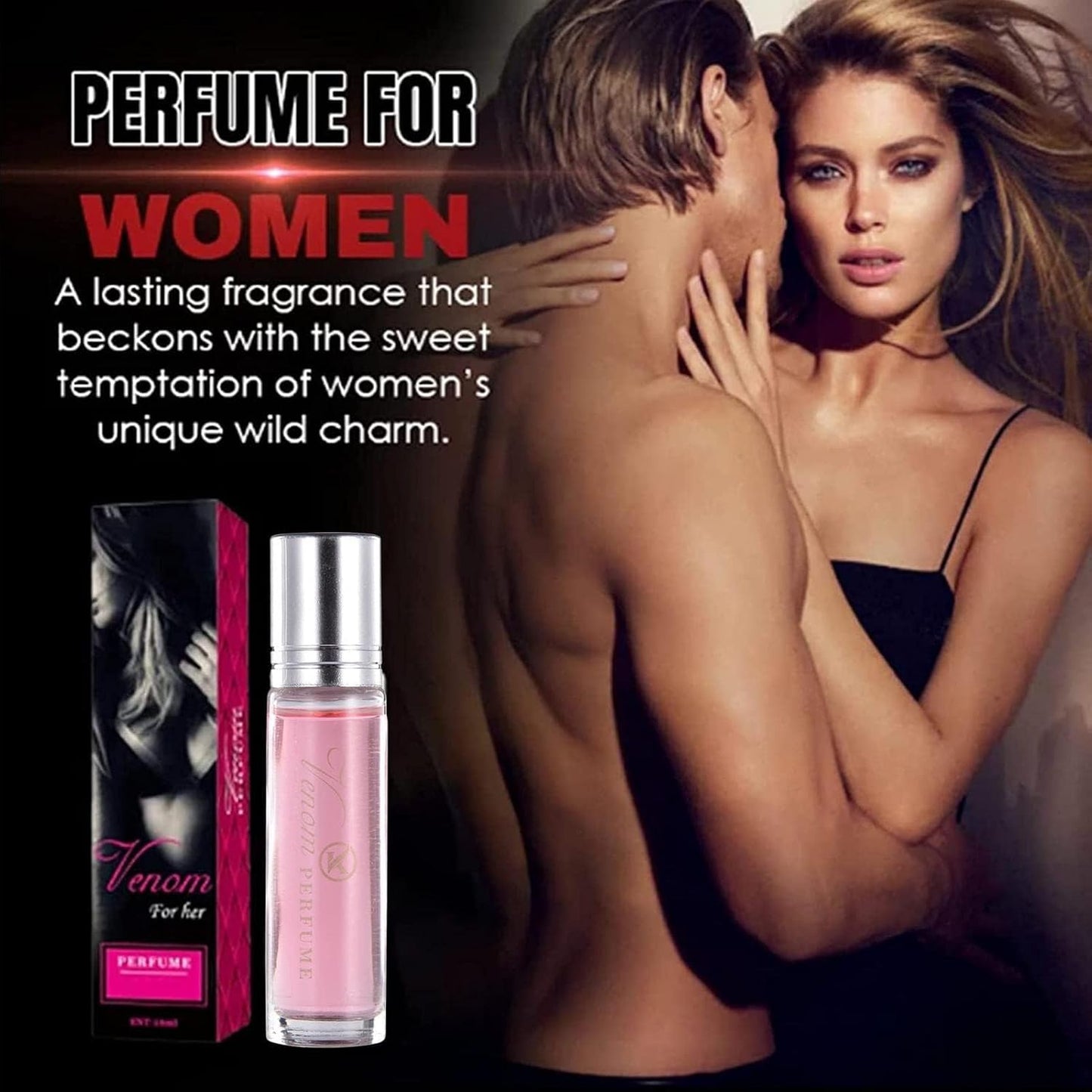 Eau de Cologne parfumée aux huiles essentielles infusées de phéromones,